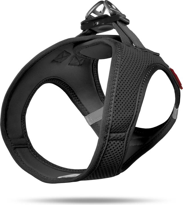 Actual product image Curli Harness Vest Air-Mesh XL, Black (XL, Dog, General)