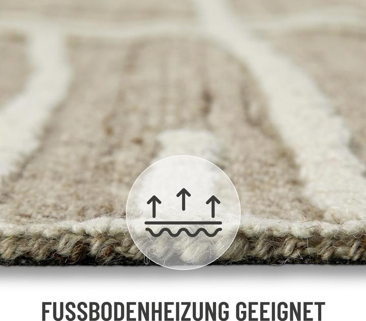 Produktbild Wecon Home Kurzflorteppich Hamptons TWENTYFIVE (180 x 180 cm)