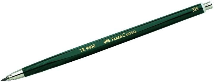Produktbild Faber-Castell Castell 139413 - Fallminenstift TK 9400, Minenstärke: 2 mm, Härtegrad: 3H, Schaftfarbe: grün (2 mm, 3H, 1 x)