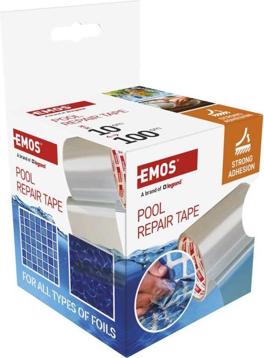 Immagine prodotto Emos Nastro di riparazione per piscine, 1 m x 100 mm, trasparente (100 mm)