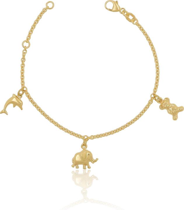 Muau Rundanker (16 cm, 750/18K Gelbgold)