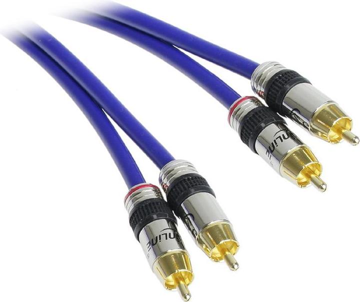 Immagine prodotto InLine Cavo Cinch AUDIO, spine dorate, 2x Cinch (0.50 m, Cinch)