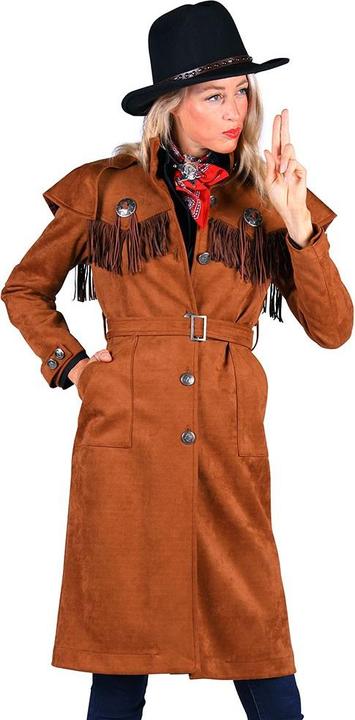 Actual product image Thetru Ladies Coat Western, brown (M)