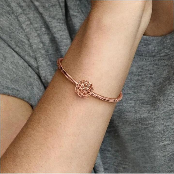 Produktbild Pandora Herzstrudel (Silber)