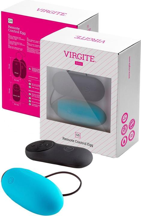 Actual product image Virgite Vibrator egg, G5, rechargeable, 230 g