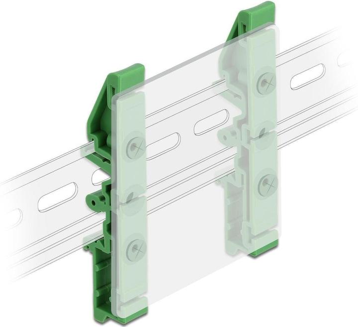 Immagine prodotto Delock Supporto 85 mm top-hat rail clip per PCB, 4 pezzi.