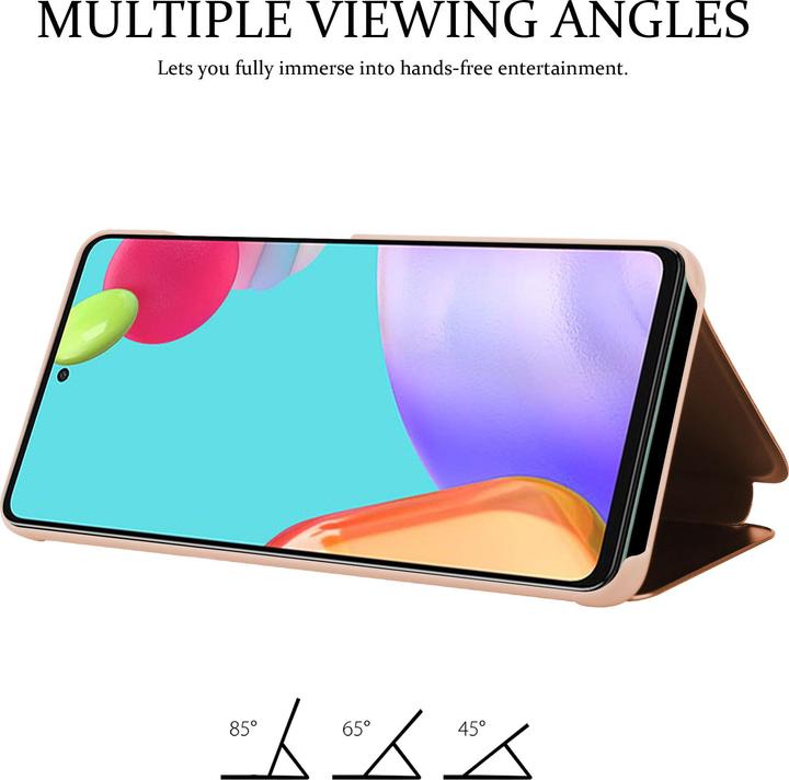 Actual product image Cadorabo Book Smart View Mirror Cover (Samsung Galaxy A52)
