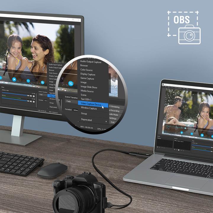 Produktbild LinQ HDMI zu USB Videoaufnahmekarte