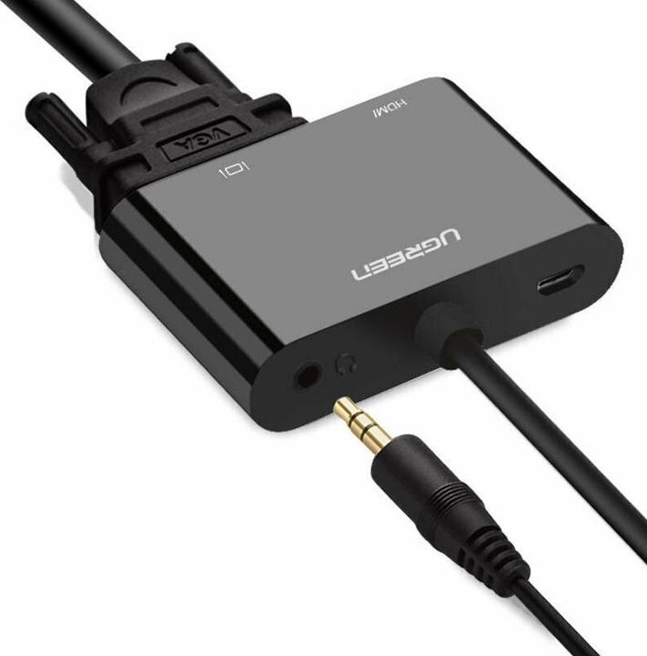 Actual product image Ugreen HDMI to HDMI / VGA Adapter with Audio (HDMI, 3 cm)