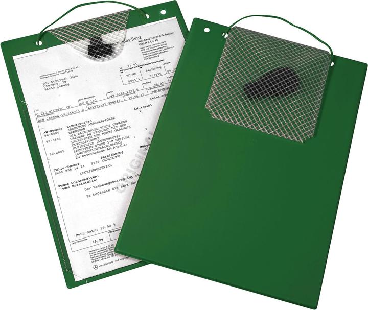 Produktbild Eichner Auftragstaschen, Klettverschluss und Aufbewahrungsfach, DIN A4 (A4)