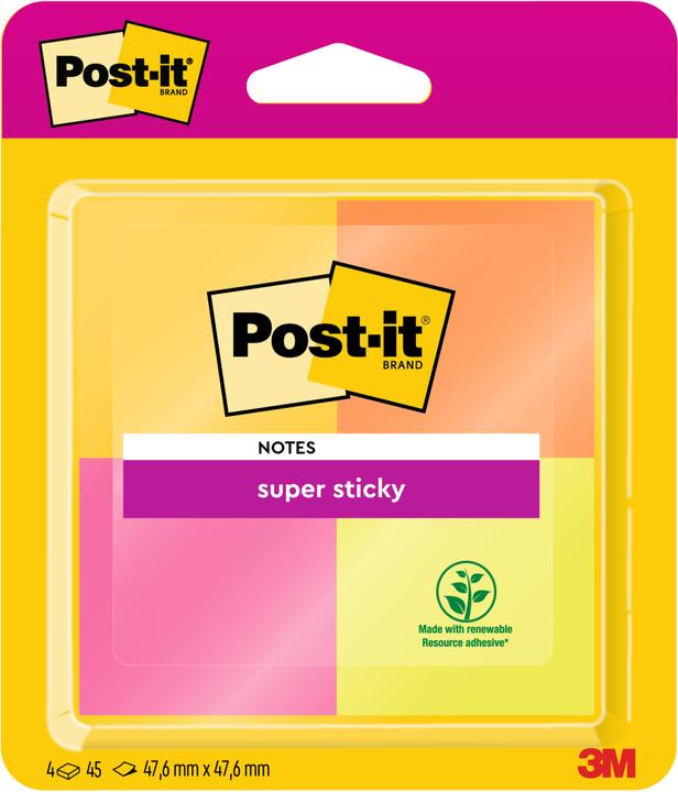 Actual product image Post-it Super Sticky Cape Town (47.6 x 47.6 mm)