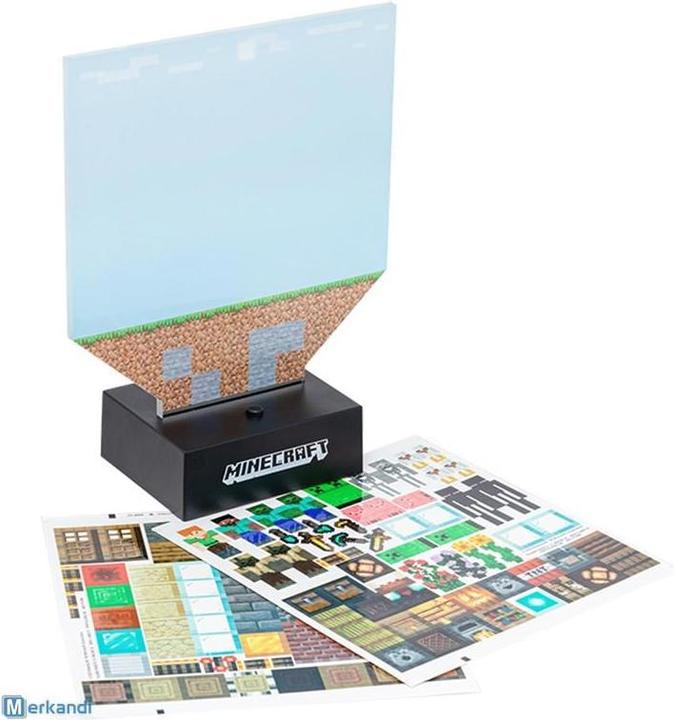 Paladone Products Minecraft Build a Level lamp and 140 stickers