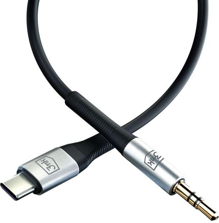 Immagine prodotto 3MK USB C — 3.5mm Klinke (1 m, Connettore da 3,5 mm (AUX))