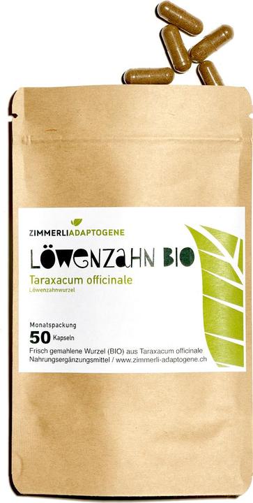 Zimmerli Adaptogene Löwenzahnwurzel Kapseln (BIO) 50 Kapseln (1 Stück, Kapseln, 25 g)