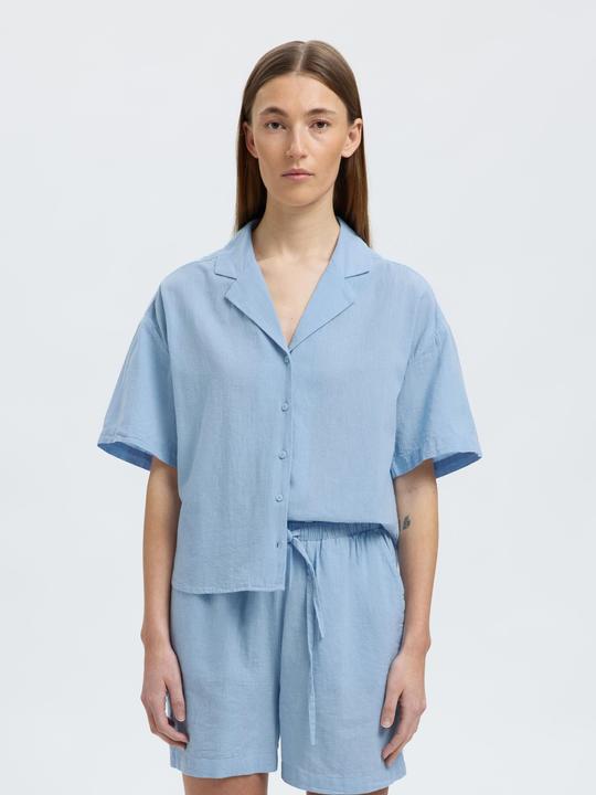 Image du produit Selected Homme Leinenmix Kurzarmhemd (38)