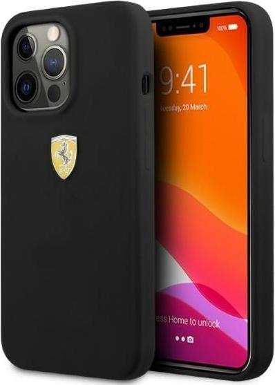Productafbeelding Ferrari FESSIHMP13XBK iPhone 13 Pro Max 6,7" czarny/zwart hardcase Silicone MagSafe (Apple iPhone 13 Pro Max)