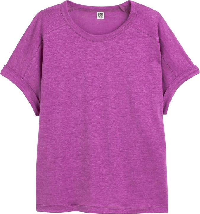 La Redoute Collections T-Shirt aus Leinen mit Rundhalsausschnitt