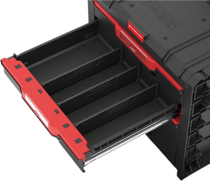 Image du produit Tool Brothers Qbrick System PRO Cart 2.0 Plus Drawer 3 boîte mobile sur roulettes 520 x 415 x 660 mm 12 l 2x 4,5
