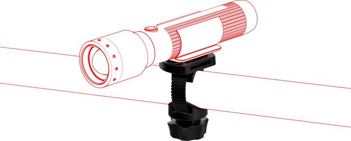 Produktbild Ledlenser Universal Mounting Bracket Type E Black Box