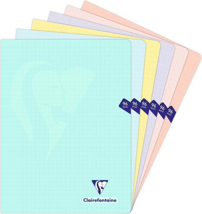 Clairefontaine Mimesys (24 x 32 cm, Quadretti, Copertina morbida)