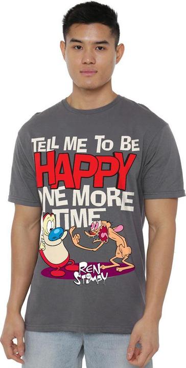 Image du produit Ren & Stimpy - T-shirt TELL ME TO BE HAPPY - Homme (XL)