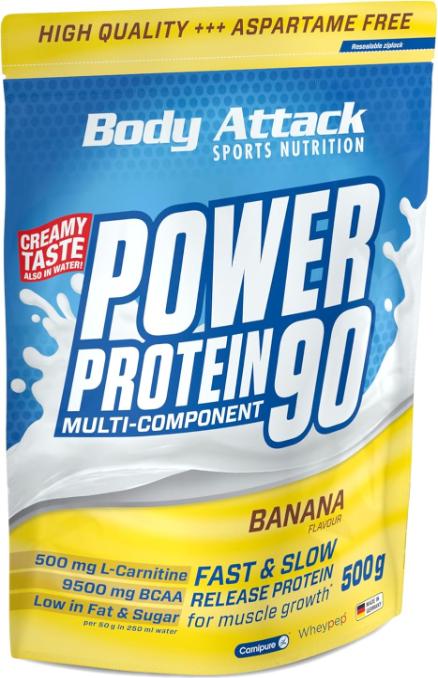 Image du produit Body Attack New Power Protein 90 (sachet de 500g) (Banane, 1 pcs, 500 g)