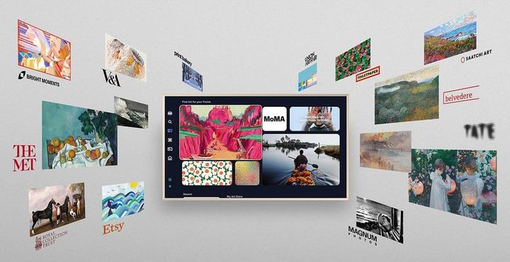 Immagine prodotto Samsung QE85LS03FW (85", Il telaio Pro, LED, NeoQLED, 4K, 2025)