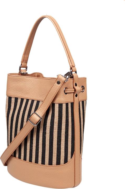 Image du produit Zanellato bucket bag monda wicker s color leather