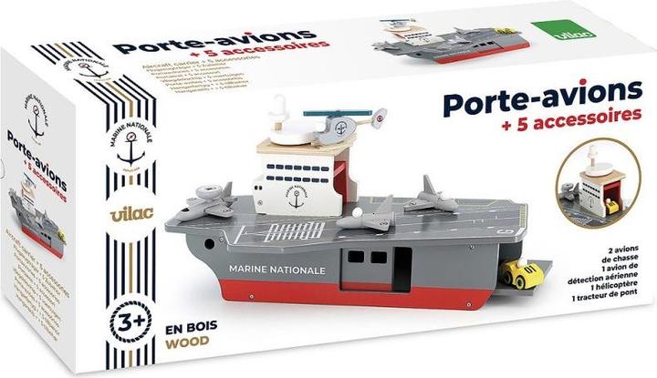 Immagine prodotto Vilac Portaerei + accessori - Marine national