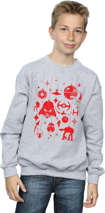 Actual product image Star Wars Boys Christmas Decorations Sweatshirt (116)