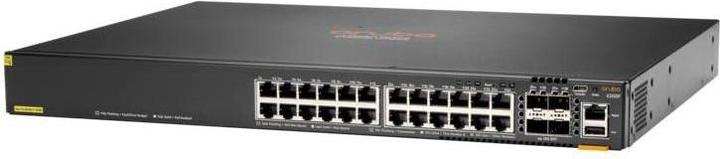 Aruba HPE Networking CX 6200F 24G Class-4 PoE 4SFP 370W Switch EU en (24 Ports)