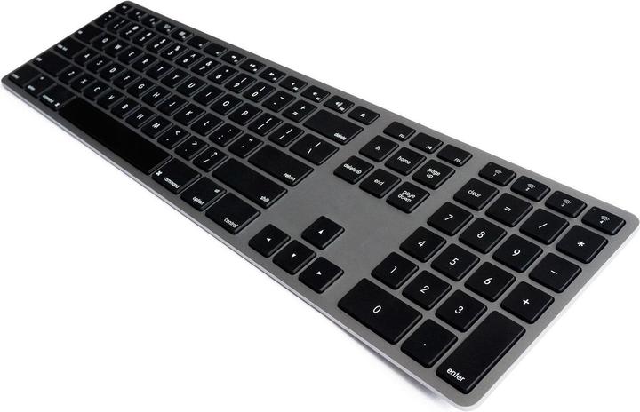 Immagine prodotto Matias alluminio Mac bluetooth retroilluminato Space Gray (Ing. Int., Senza fili)