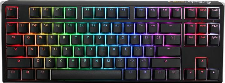 Actual product image Ducky One 3 Classic Black/White TKL Gaming Keyboard, RGB LED - MX-Silent-Red (DE, Cable)