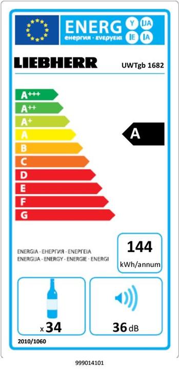 Energy Label Liebherr UWTgb 1682