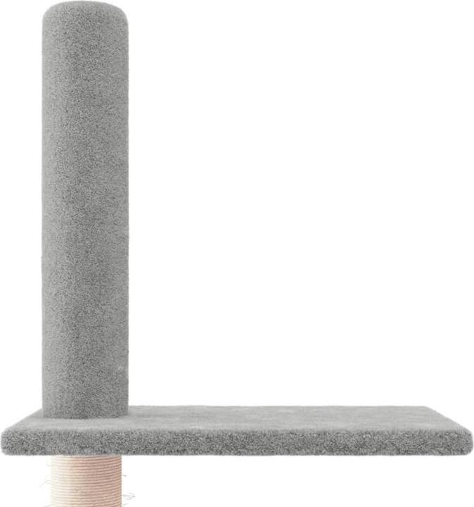 Image du produit VidaXL Kratzbaum Deckenhoch Hellgrau 250,5-276,5cm Katzenbaum Katzenkratzbaum (276.50 cm, Gris clair)