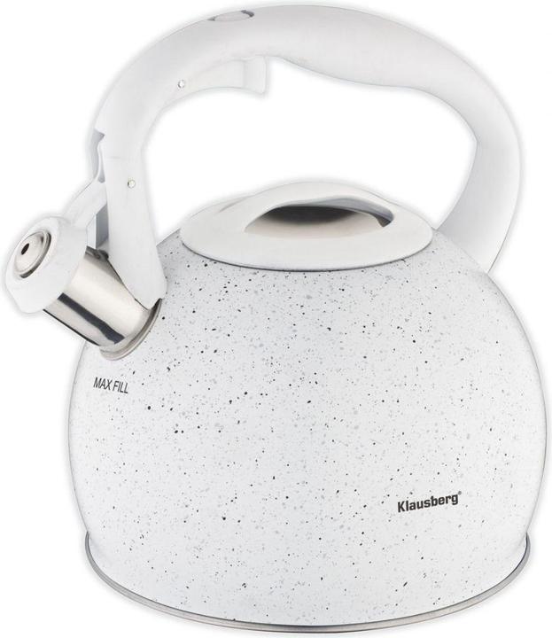 Immagine prodotto Klausberg Bollitore Con Fischietto 2l Kb-7319 Marmo (2 l)