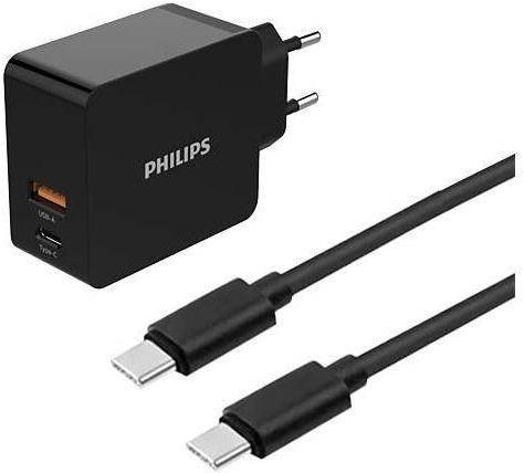 Produktbild Philips USB-A USB C 30W charger (PD, QC) with 1 metro cable (30 W)