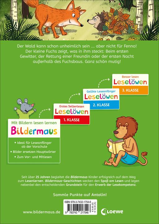 Immagine prodotto Loewe Bildermaus - Geschichten vom mutigen kleinen Fuchs (Tedesco, I primi lettori Loewe, Eva Hierteis, Nadine Y. Resch, 2024)