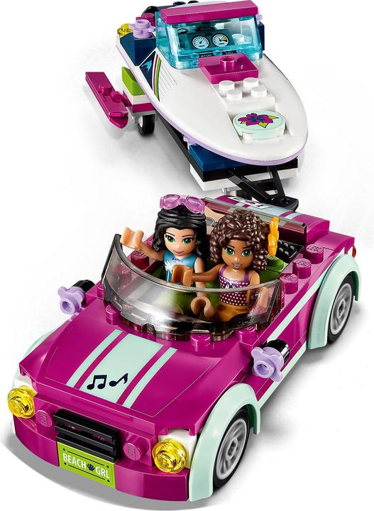 Immagine prodotto LEGO Amici Andreas trasportatore di motoscafi (41316, LEGO Friends)