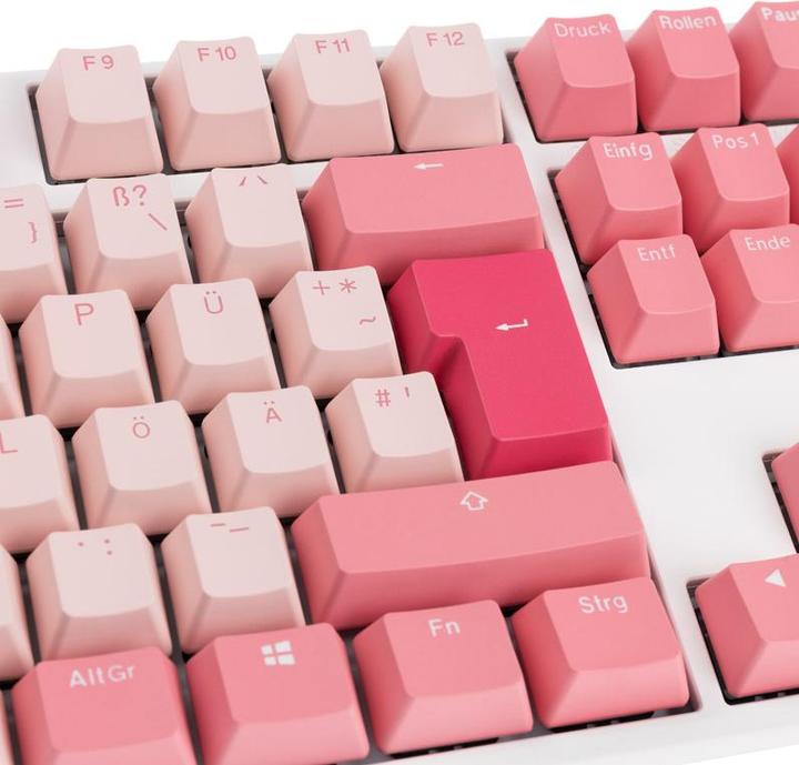 Produktbild Ducky One 3 Gossamer Pink Gaming Tastatur - MX-Ergo-Clear (DE, Kabelgebunden)