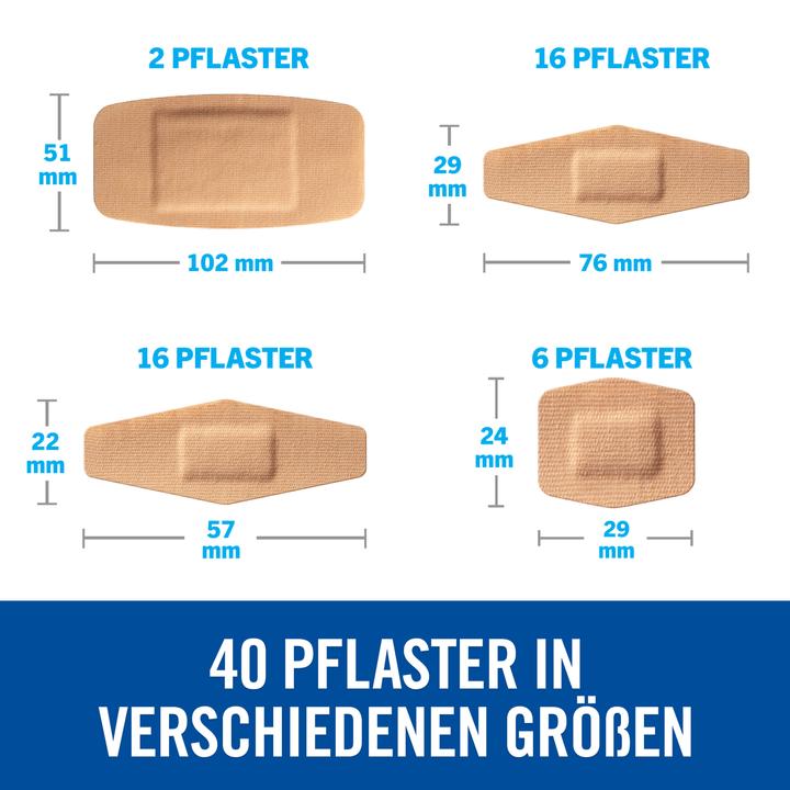 Actual product image Nexcare Pflaster Duo assortiert (40 x)