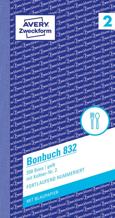 Produktbild Avery Bonbuch (50 x)