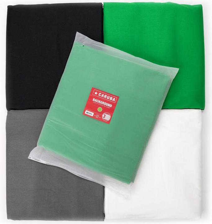 Produktbild Caruba Hintergrundfolie 3x6m Schwarz (300 cm, 600 cm)