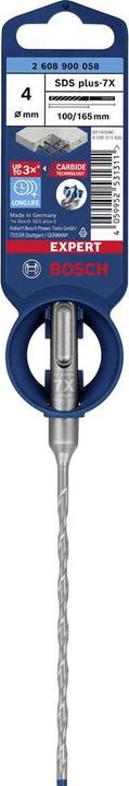 Immagine prodotto Bosch Professional Zubehör Trapano a percussione EXPERT SDS plus-7X, 4 x 100 x 165 mm (4,00 mm)