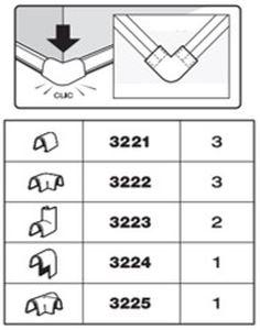 Image du produit Cablefix Connexions assorties 10 pièces (Conduit, 10 cm)