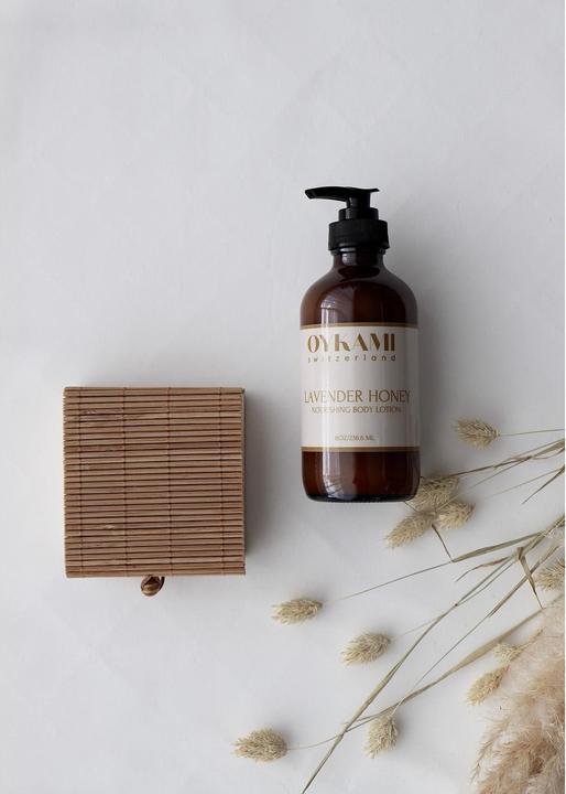 Actual product image Oykami Lavender honey body and hand lotion gift set (Body care set)