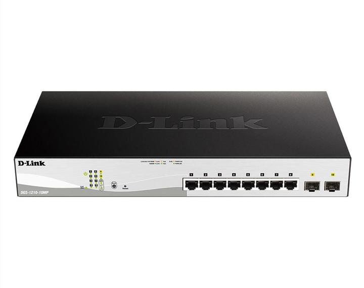 Actual product image D-Link DGS-1210-10MP:10Port SmartSwitch (10 Ports)