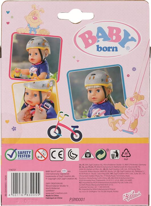 Produktbild Zapf Creation Baby born Fahrradhelm
