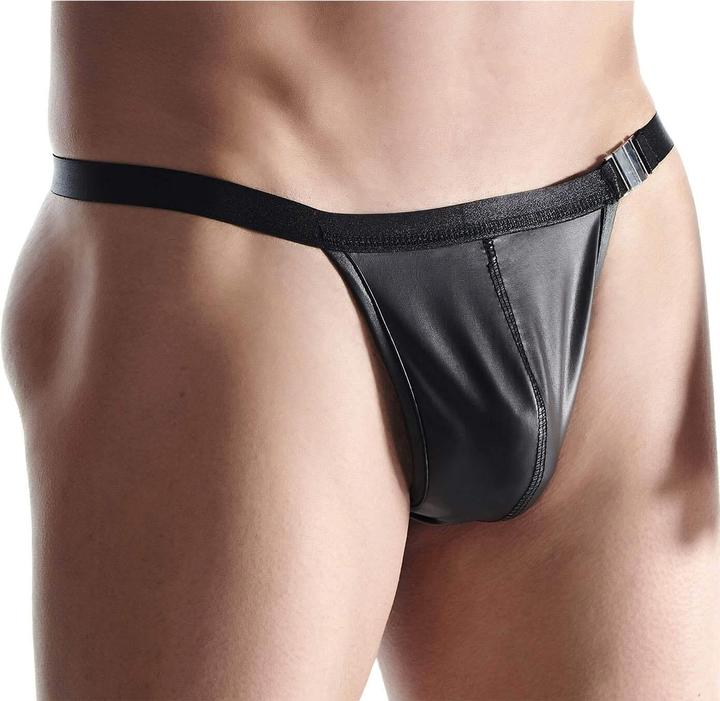 Actual product image Regnes Fetish Planet Wetlook Thong mit Schnalle (L)