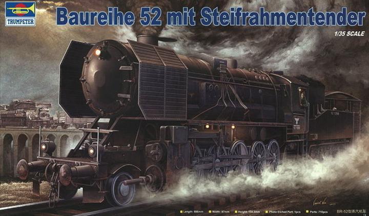 Produktbild Trumpeter Kriegslokomotive Baureihe 52 (BR-52) mit Steifrahmentender